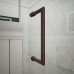 DreamLine Unidoor Lux 39 in. W x 72 in. H Fully Frameless Hinged Shower Door with L-Bar in Oil Rubbed Bronze - SHDR-23397200-06 - B07H6XQG3G